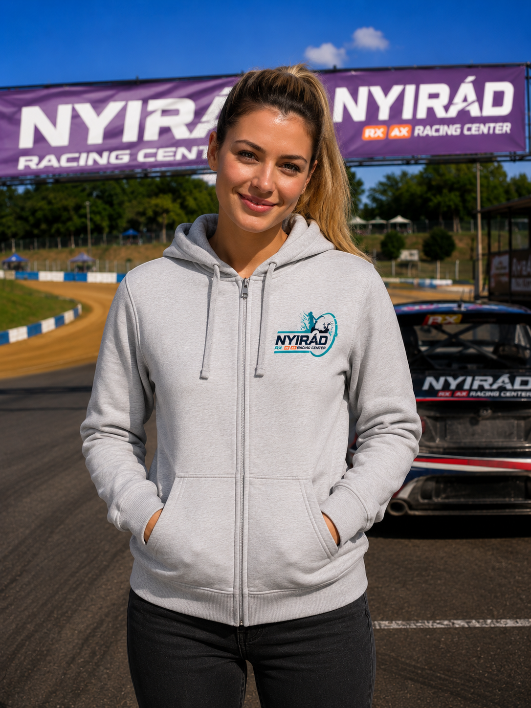 2026 - Rallycross cipzáras pulóver