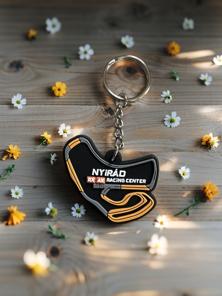 Nyirád szilikon kulcstartó